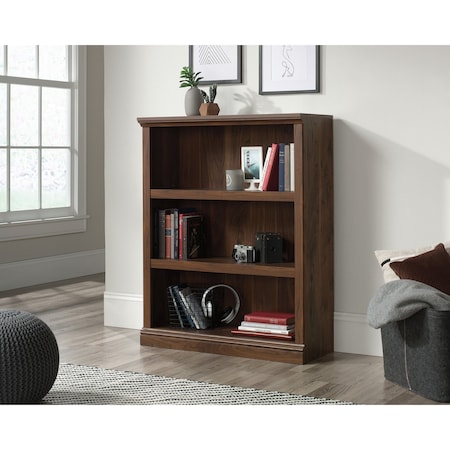 Sauder 3 Shelf Bookcase Gw , Two adjustable shelves for flexible storage options 426428